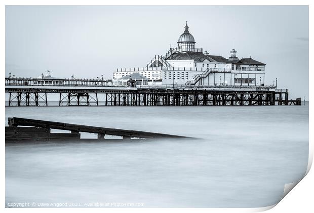Eastbourne Pier Print by Dave Angood