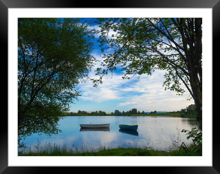 Loch Rusky, The Trossachs, Scotland. Framed Mounted Print by Tommy Dickson