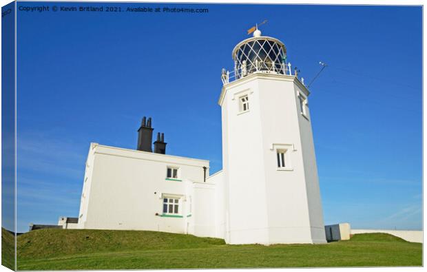 lizard lighthouse cornwall Canvas Print by Kevin Britland