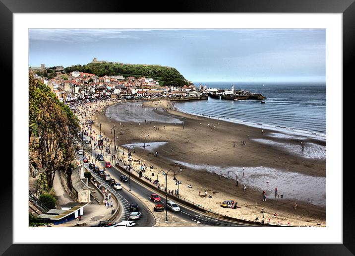 Scarborough Beach Framed Mounted Print by Martin Parkinson