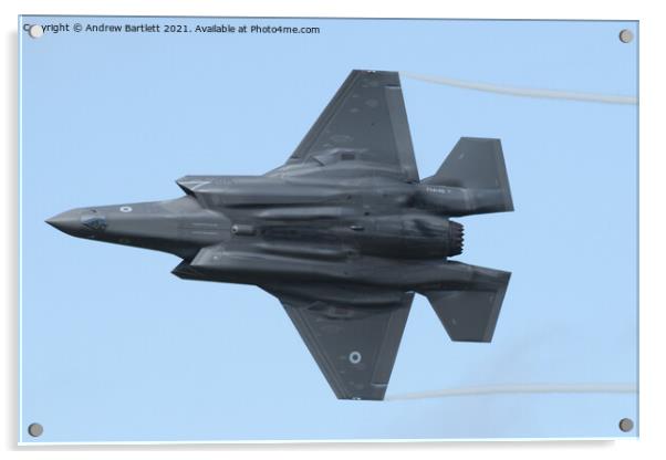 Lockheed Martin F-35B Acrylic by Andrew Bartlett