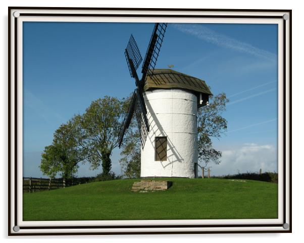 Ashton Windmill, Chapel Allerton. Acrylic by Heather Goodwin