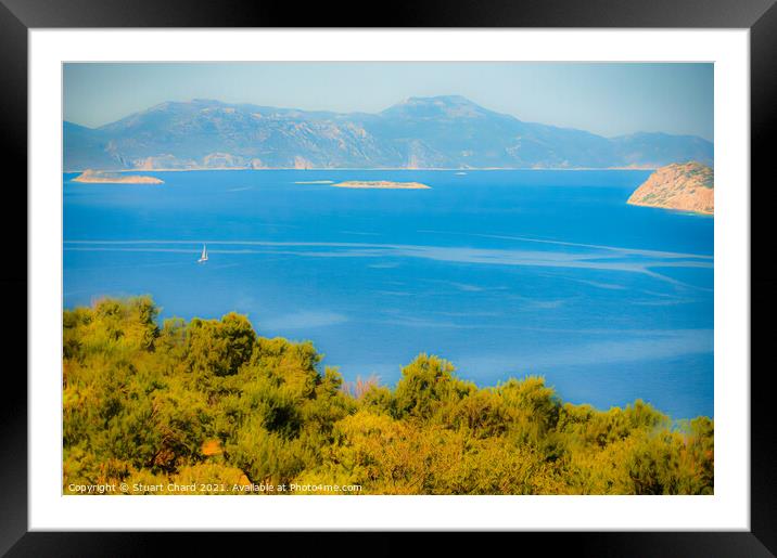 Turkeys spectacular turquoise coast Framed Mounted Print by Travel and Pixels 
