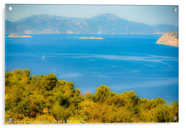 Turkeys spectacular turquoise coast Acrylic by Travel and Pixels 