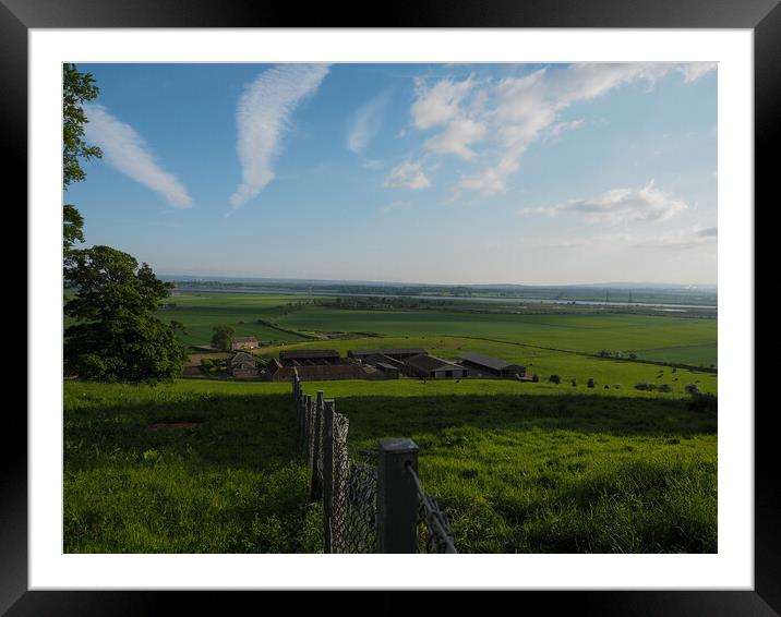 View from Clackmannan Tower Framed Mounted Print by Emma Dickson