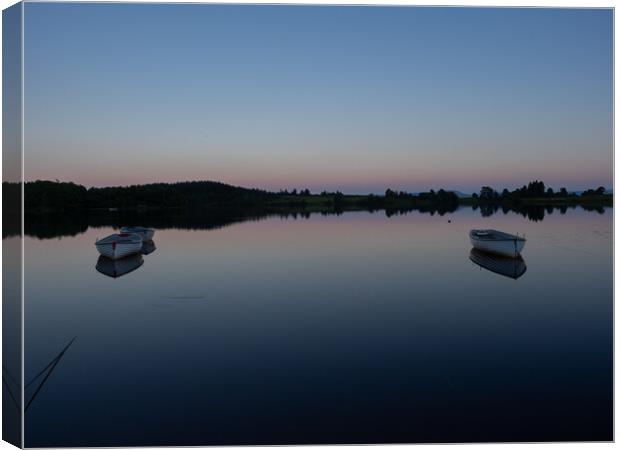 Loch Rusky Canvas Print by Emma Dickson