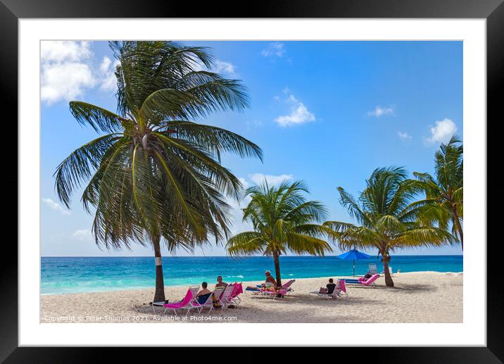 The Ultimate Tropical Getaway Framed Mounted Print by Peter Thomas