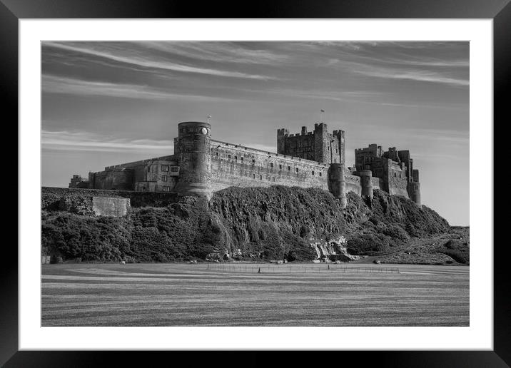 Bamburgh Cricket Club Framed Mounted Print by Roger Green