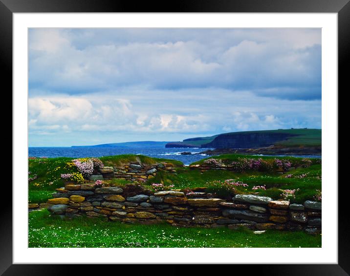 St. Peter, Brough of Birsay Framed Mounted Print by Steven Watson
