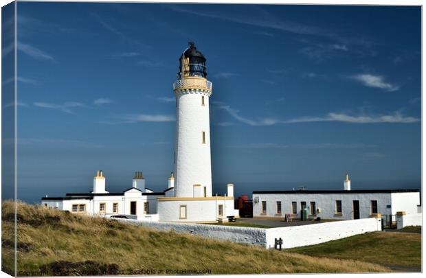 Mull of Galloway lighthouse, Drummore , Scotland Canvas Print by Peter Wiseman