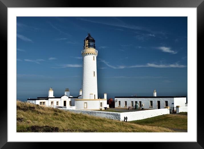 Mull of Galloway lighthouse, Drummore , Scotland Framed Mounted Print by Peter Wiseman