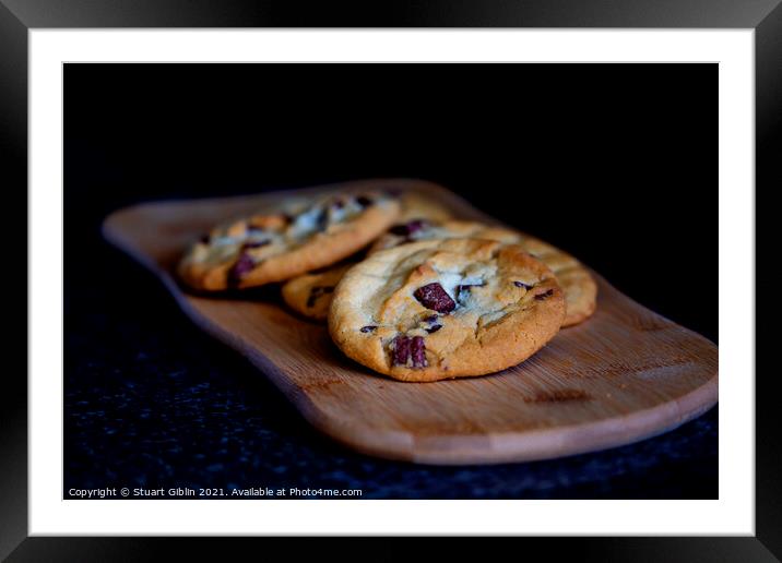 Freshly baked cookies Framed Mounted Print by Stuart Giblin