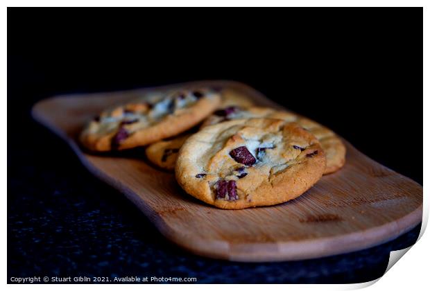 Freshly baked cookies Print by Stuart Giblin