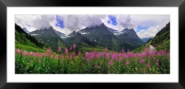 ‘Crown of the Continent’. Montana, USA Framed Mounted Print by PhotOvation-Akshay Thaker