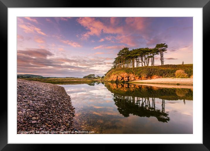 Mouth of the Otter. Framed Mounted Print by Bill Allsopp