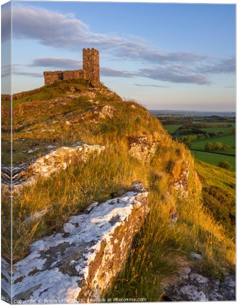 Early Evening at Brentor Canvas Print by Bruce Little