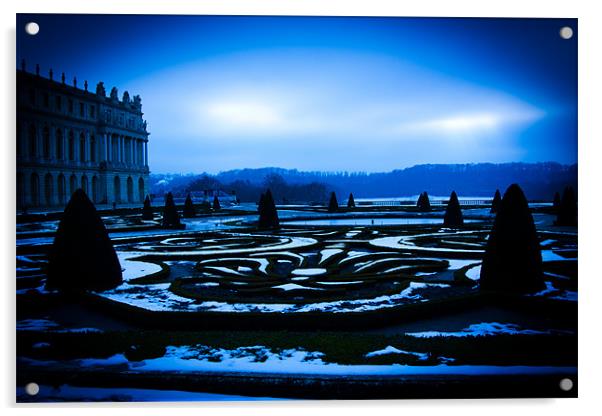 Chateau de Versailles, France Acrylic by Weng Tan