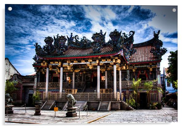 Khoo Kongsi, Penang, Malaysia Acrylic by Weng Tan