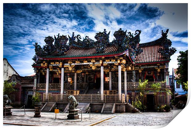 Khoo Kongsi, Penang, Malaysia Print by Weng Tan