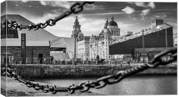 Pier Head in the golden hour Canvas Print by Jason Wells