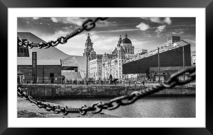 Pier Head in the golden hour Framed Mounted Print by Jason Wells