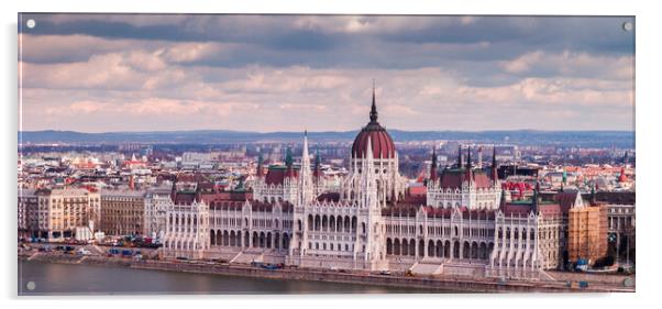 Hungarian Parliament Building  Acrylic by Jason Wells