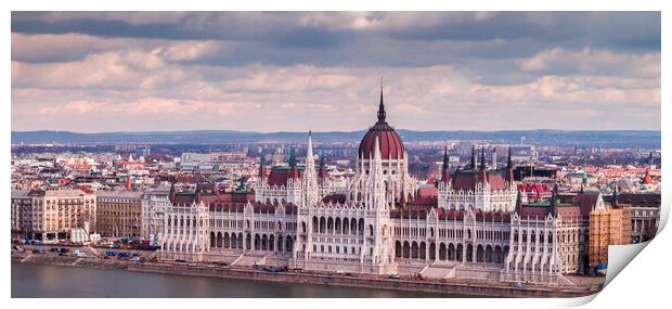 Hungarian Parliament Building  Print by Jason Wells