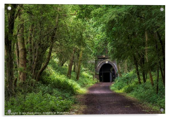 Kelmarsh tunnels Acrylic by Jim Monk