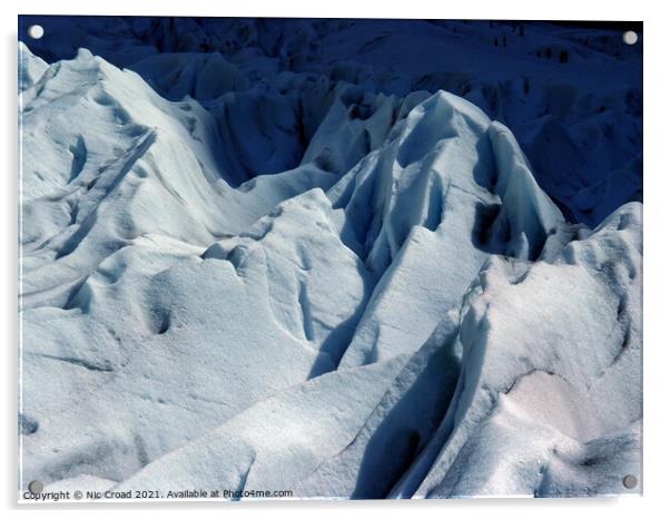 Briksdal Glacier, Norway Acrylic by Nic Croad