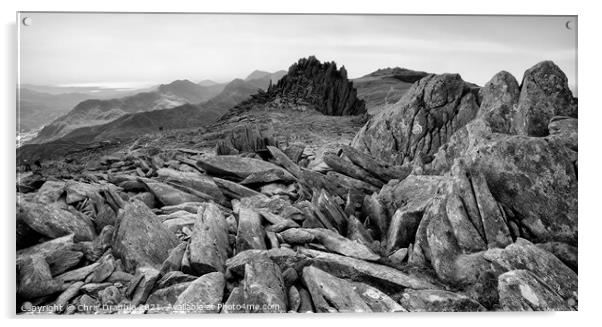 Castle of the Winds, Glyder Fach Acrylic by Chris Drabble