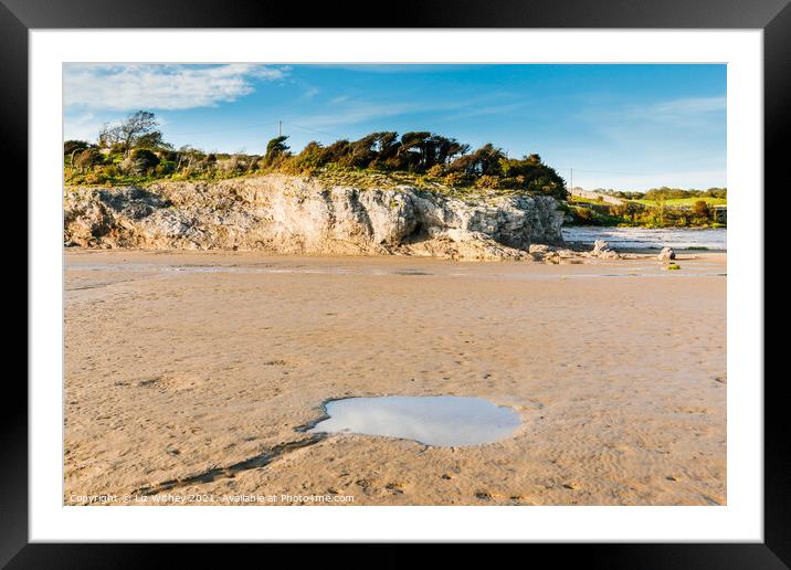 The Shore, Far Arnside Framed Mounted Print by Liz Withey