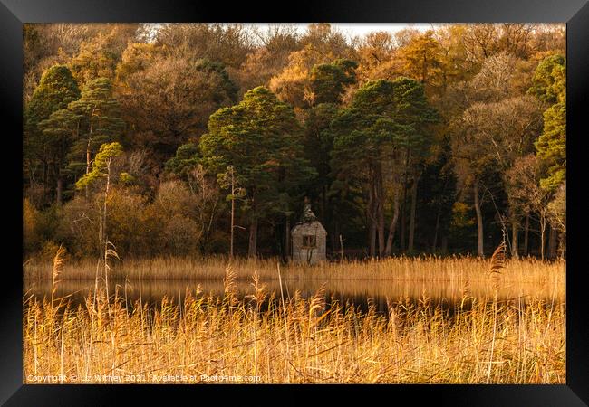 The Summerhouse, Hawswater, Lancashire Framed Print by Liz Withey