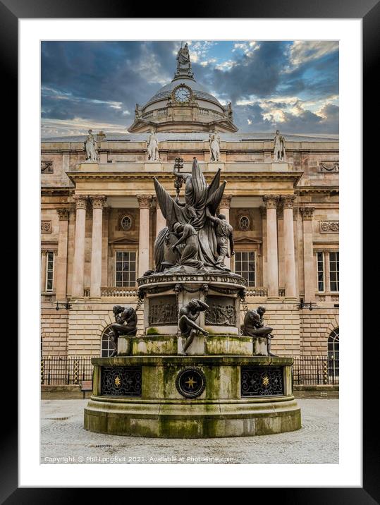 Nelson Memorial and Town Hall Liverpool  Framed Mounted Print by Phil Longfoot