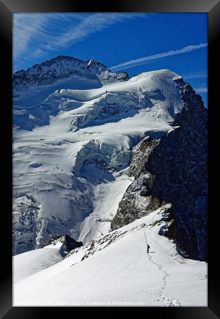 The Barre des Ecrins in the Dauphiné Alps, France Framed Print by Colin Woods