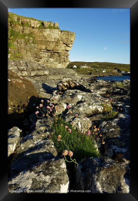 The Cliffs of Elgol Framed Print by Colin Woods