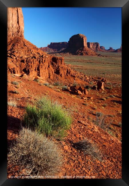 Monument Valley, Arizona, USA Framed Print by Geraint Tellem ARPS