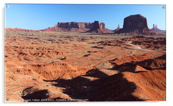 Monument Valley, Arizona, USA Acrylic by Geraint Tellem ARPS