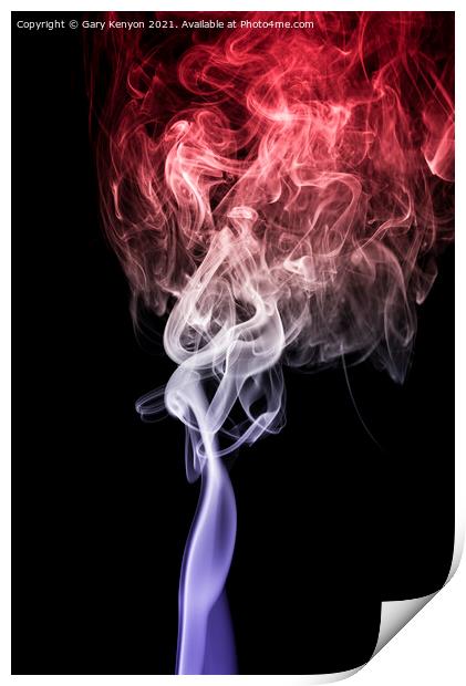 Smoke Photography  Print by Gary A Kenyon