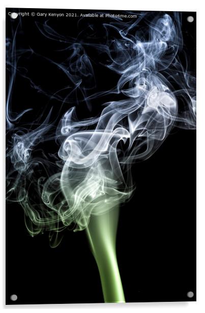 Smoke Photography  Acrylic by Gary A Kenyon