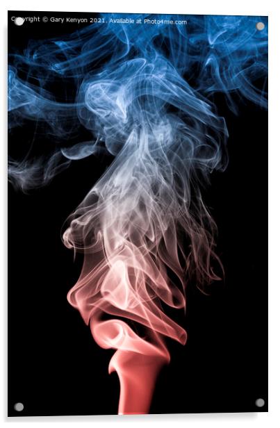 Smoke Photography  Acrylic by Gary A Kenyon