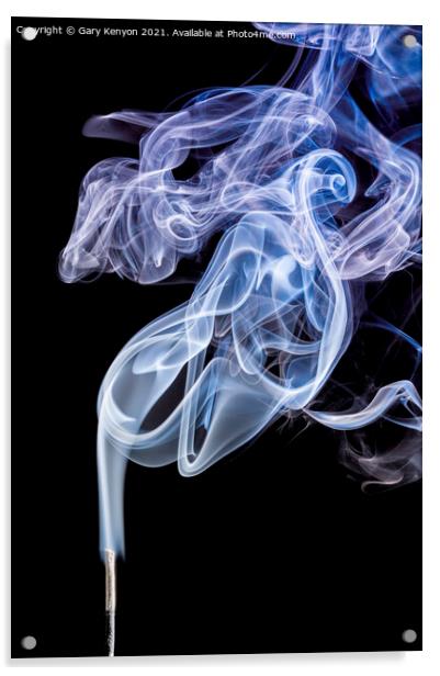 Smoke Photography  Acrylic by Gary A Kenyon