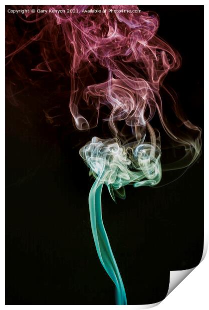 Smoke Photography  Print by Gary A Kenyon