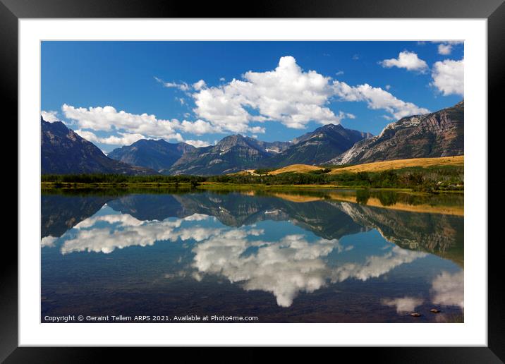 Waterton Lakes National Park, Alberta, Canada Framed Mounted Print by Geraint Tellem ARPS