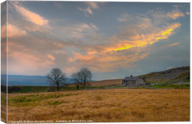 The Penwylly Inn, Pen-y-Cae Canvas Print by Bryn Morgan