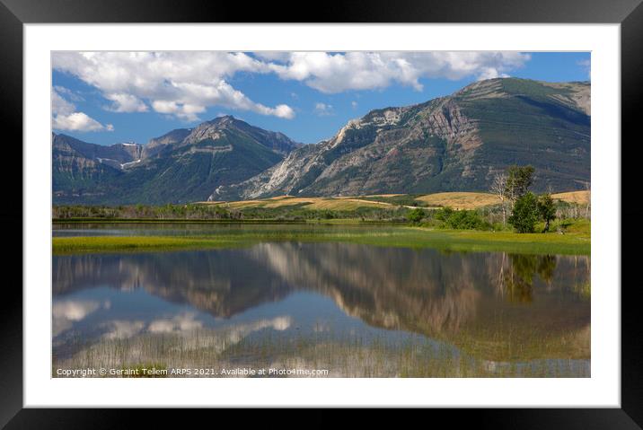 Waterton Lakes National Park, Alberta, Canada Framed Mounted Print by Geraint Tellem ARPS