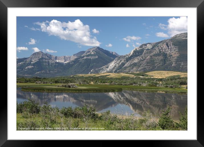 Waterton Lakes National Park, Alberta, Canada Framed Mounted Print by Geraint Tellem ARPS