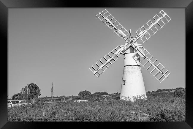 Thurne Mill, Norfolk Framed Print by Chris Yaxley