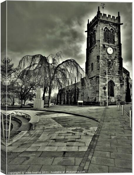 St Michael and all Angels Canvas Print by mike kearns