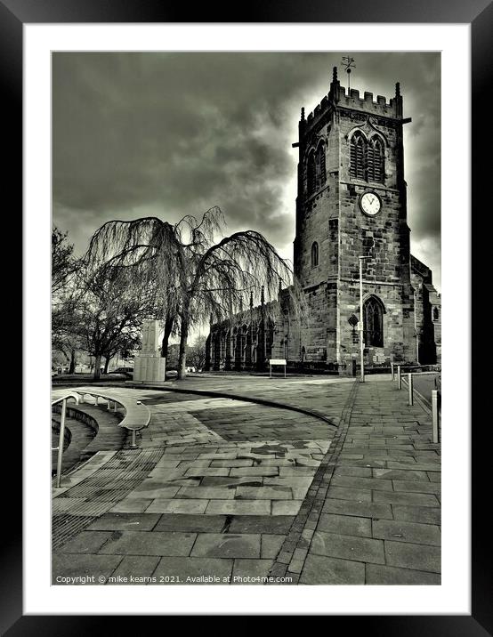 St Michael and all Angels Framed Mounted Print by mike kearns
