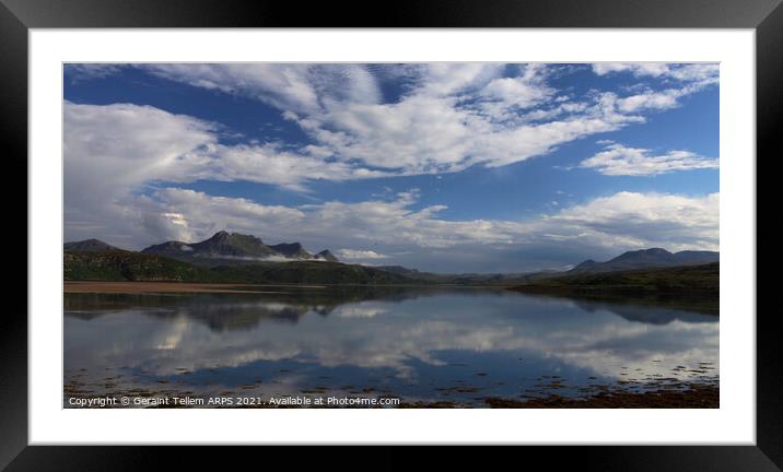 Kyle of Tongue and Ben Loyal, Tongue, Sutherland Framed Mounted Print by Geraint Tellem ARPS
